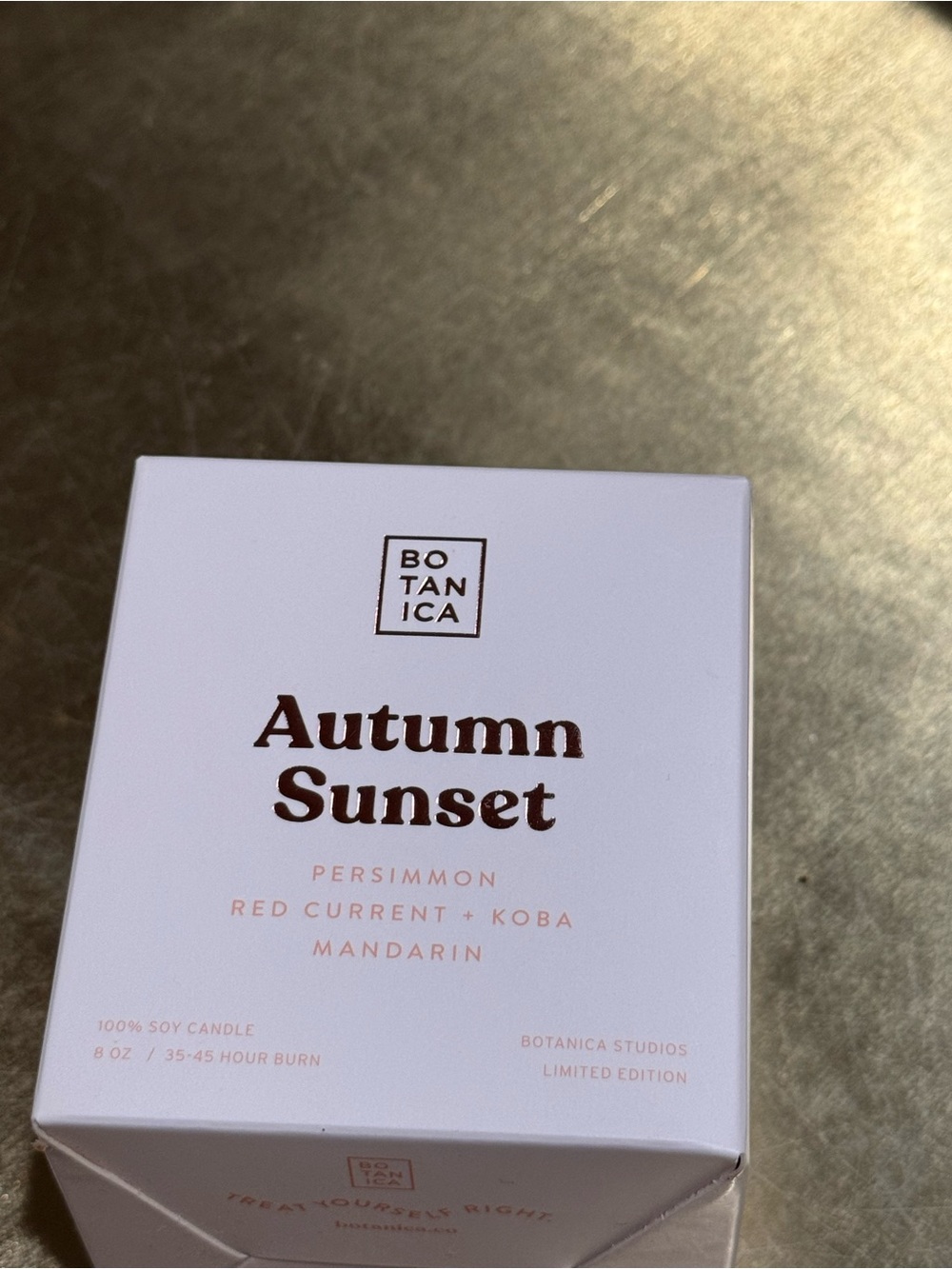 Botanica Autumn Sunset Candle Limited Edition